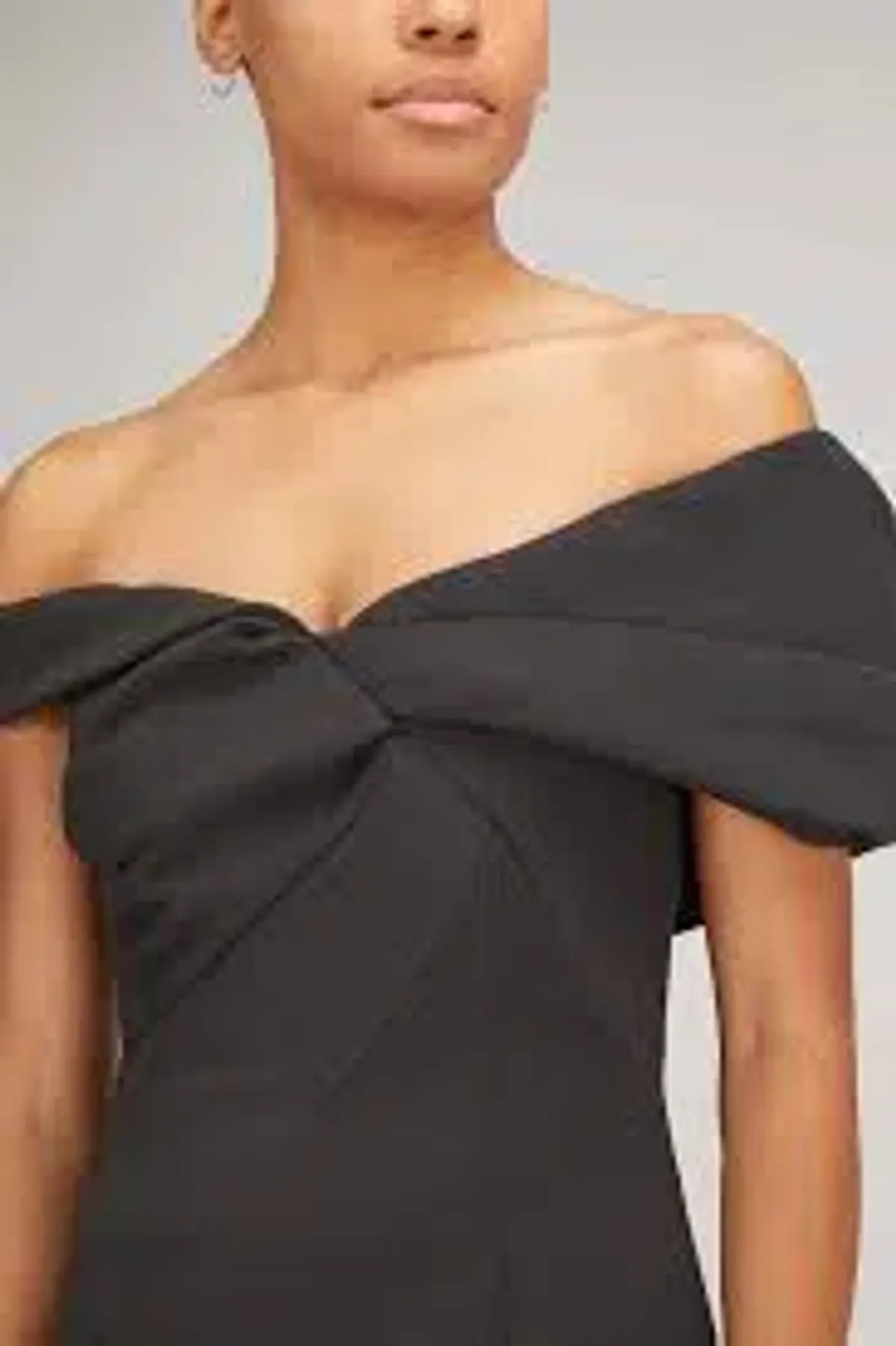 Rachel Gilbert Matteo Midi Dress in Black RG 1 / AU 10  - Image 3