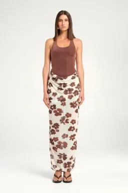 BENNI PIPER MAXI DRESS - COCO BLOSSOM - size 10 for rent on The Volte - image 1