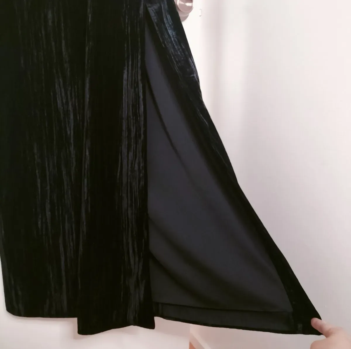 AJE Moonbow Velvet Maxi Dress in Black Size L AU&UK 12  - Image 8
