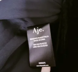 AJE Moonbow Velvet Maxi Dress in Black Size L AU&UK 12  for rent on The Volte - image 9