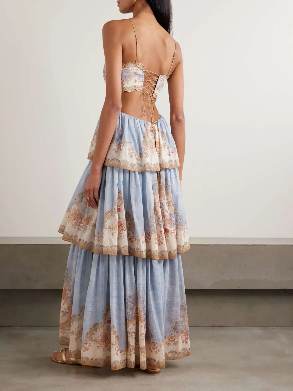 Zimmermann Daylight Tiered Maxi Dress Size 4 / AU 16 - Image 2