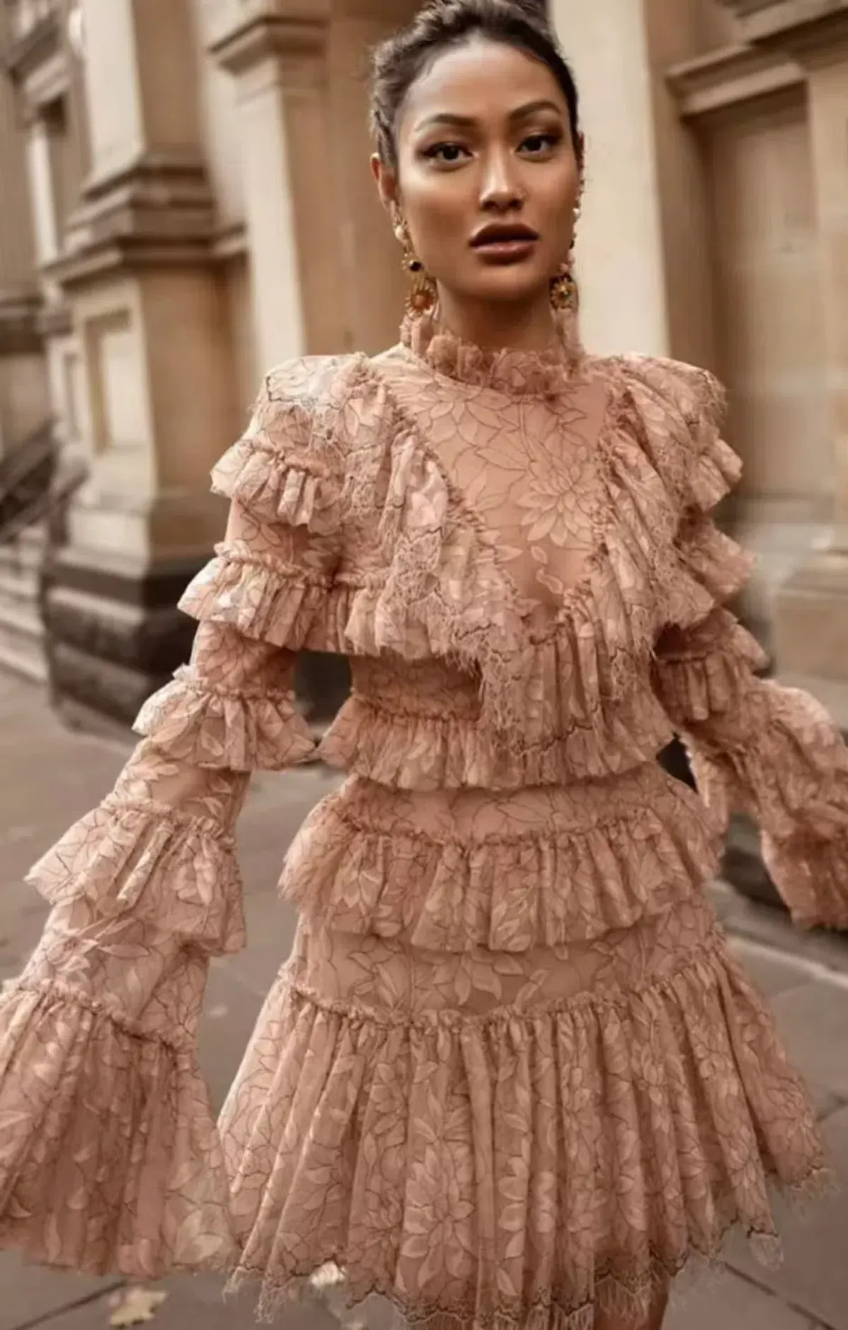 Alice McCall Calypso Mini Dress, Blush Size 10 - Image 3