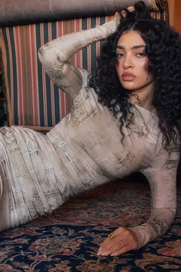 House of CB Lanetta Sage Print Maxi Dress Size AU 6 / XS for rent on The Volte - image 6