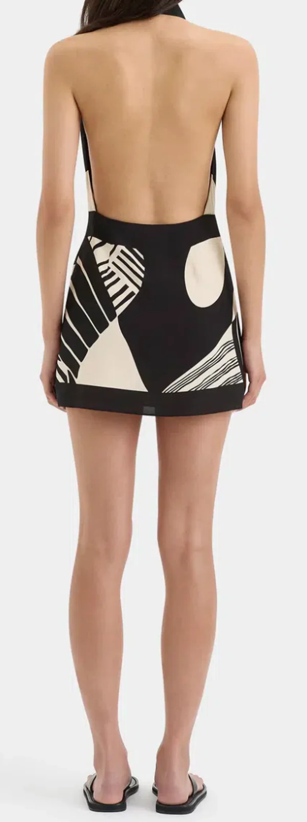 Sir The Label Realisme Wrap Halter Mini Dress Size 0 - Image 1