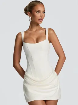 BABYBOO CORNELIA MINI DRESS White 8 for rent on The Volte - image 1