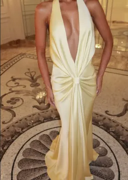 BABYBOO LINETTE GOWN - LEMON 6 for rent on The Volte - image 1