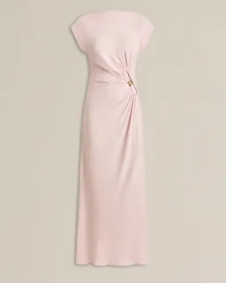 Scanlan Theodore Turban Ring Full Length Dress Pink Size S / AU 8 for rent on The Volte - image 4