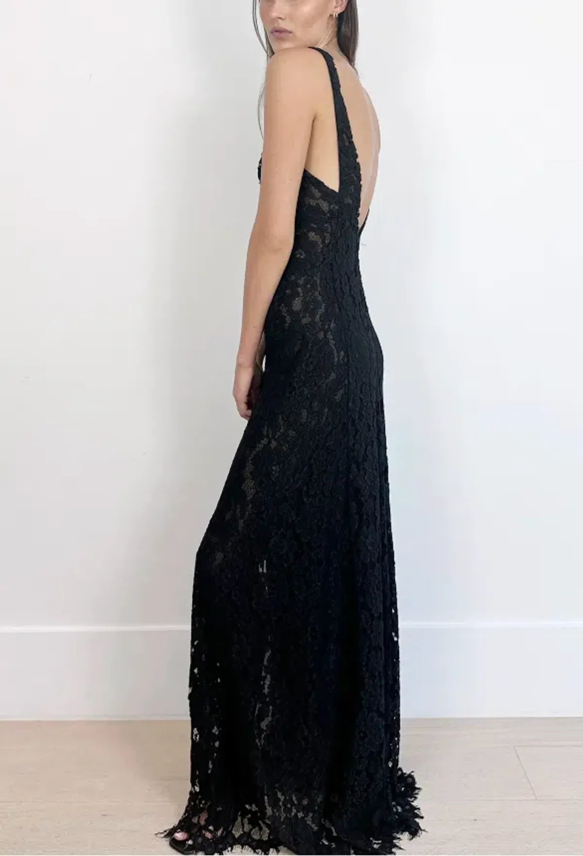 Scanlan Theodore | Black Lace Gown - Image 4