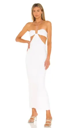 Natalie Rolt Willow Midi in White for rent on The Volte - image 3