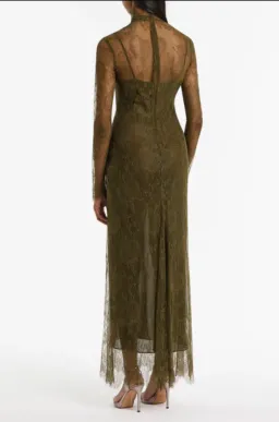 Carla Zampatti Juniper Lace Gown, size 6 for rent on The Volte - image 2