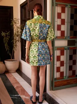 Alemais Ali Spliced Mini Dress Size 12 for rent on The Volte - image 2