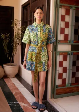 Alemais Ali Spliced Mini Dress Size 12 for rent on The Volte - image 1