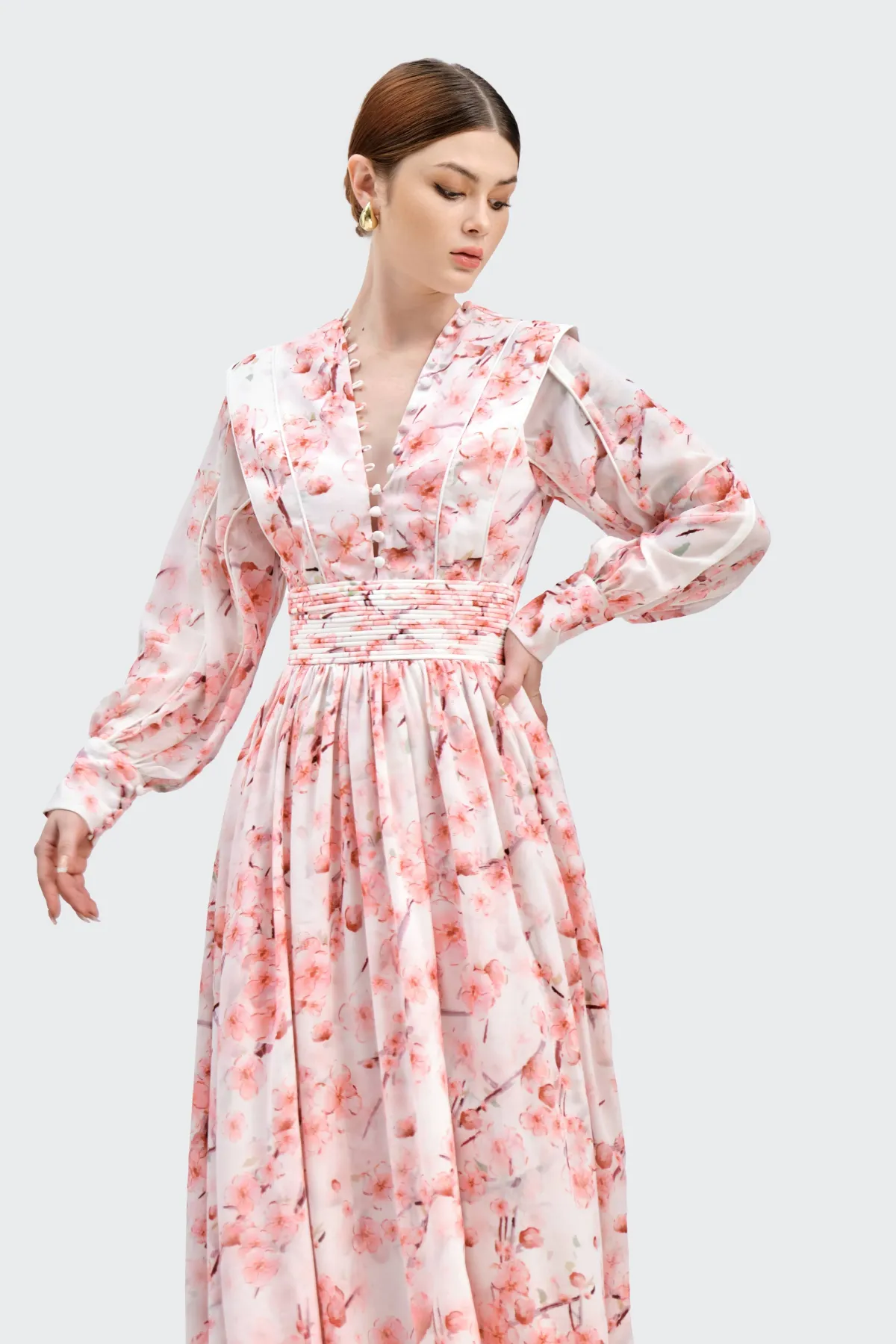 Justin Tong Xander Maxi Dress Size 12 - Image 3