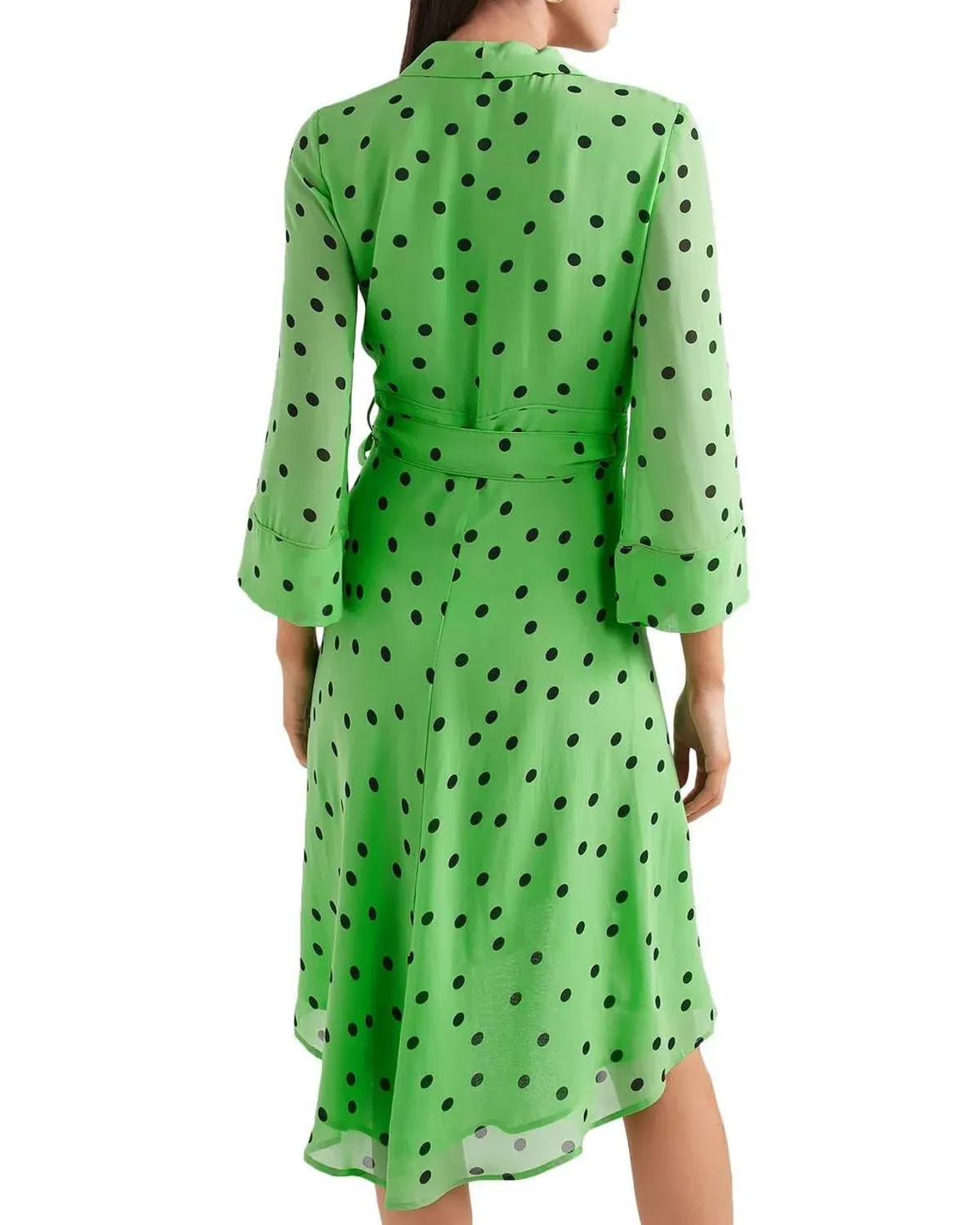 Ganni Polka Dot Wrap Dress size 40 - Image 3