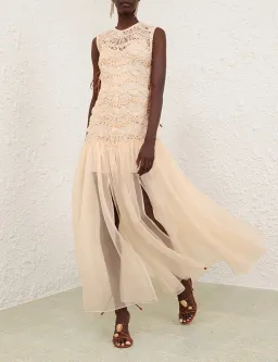 Zimmermann Illuminate Macramè Maxi Dress  for rent on The Volte - image 3