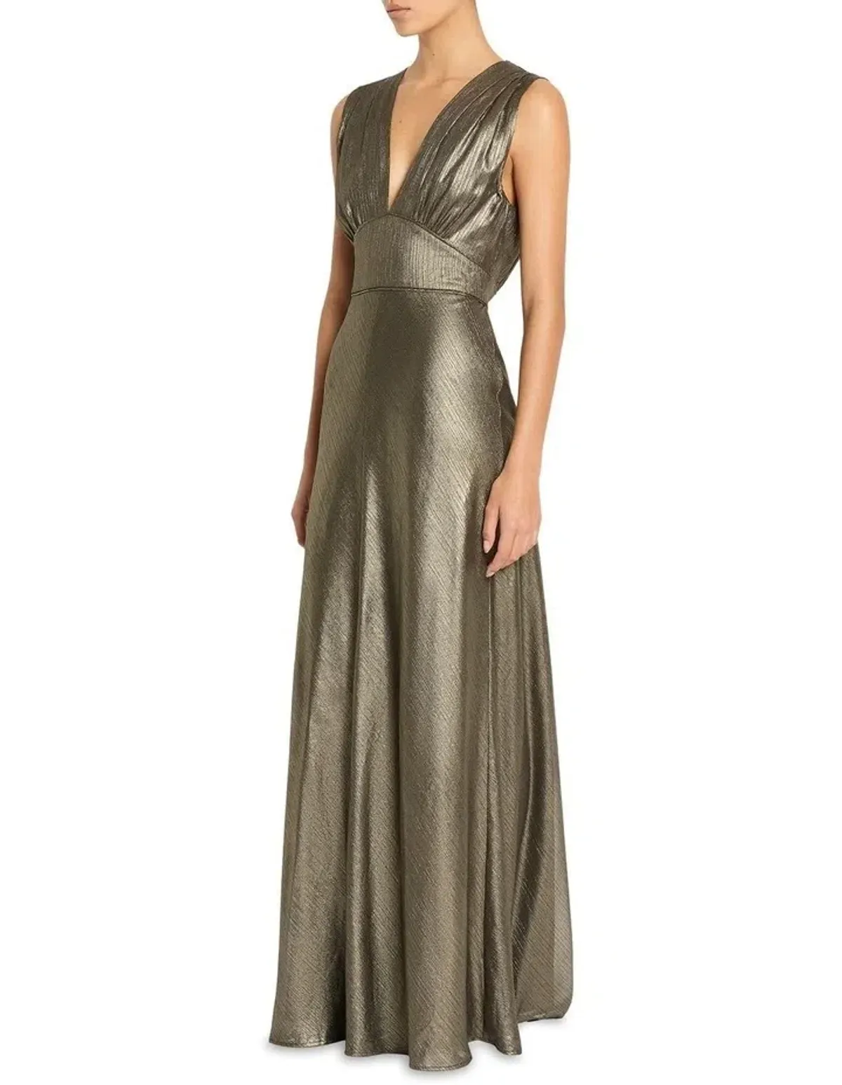 Sass & Bide Lost In Monaco Dress in Antique Gold Size 16 - Image 1