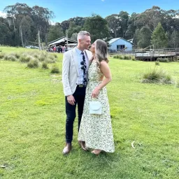 Elka Collective Mari Sleeveless Midi Dress in Citrus Print. Size 8 for rent on The Volte - image 3