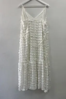 Sheike White Heaven V Neck Maxi Dress. Size 8 for rent on The Volte - image 6
