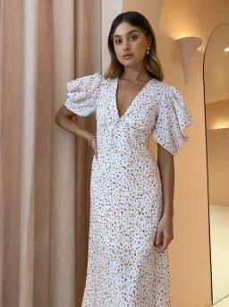 Significant Other Malarie Dress Ditsy Wild Flowers Print. Size 10 for rent on The Volte - image 6