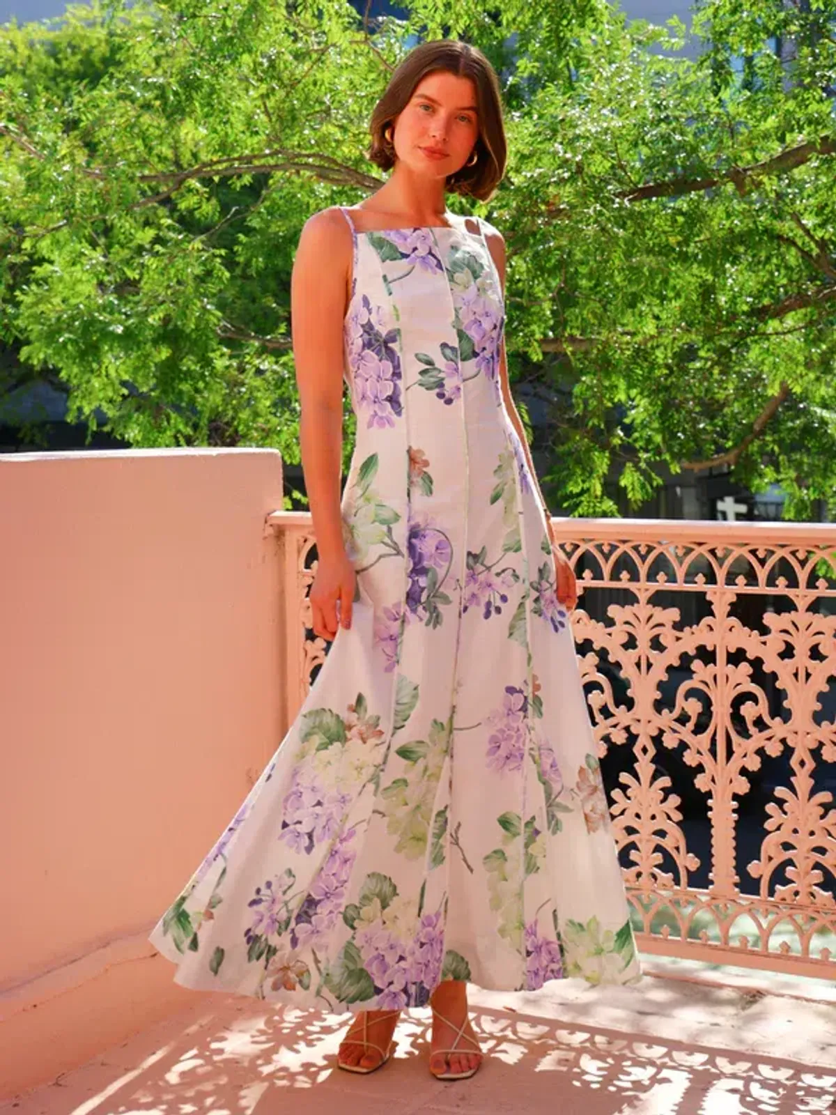 By Nicola - Lagoon Maxi Dress in Garden Party - Image 1