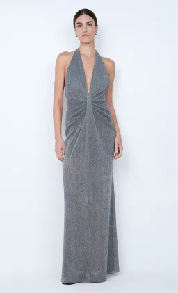 Bec & Bridge ASTRA DRAPE MAXI DRESS Chrome Size 10 for rent on The Volte - image 4