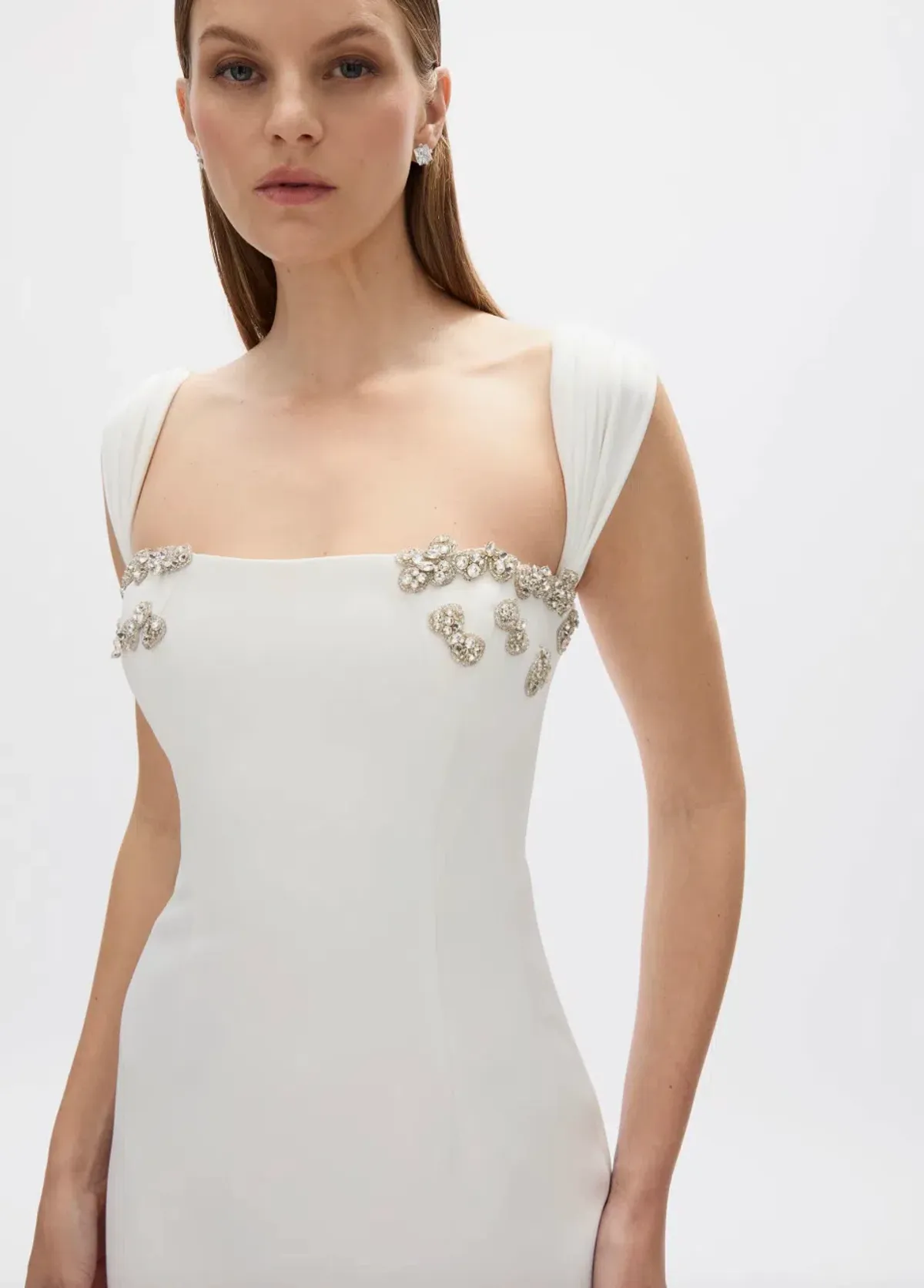 Rachel Gilbert Malia Gown in White AU 10  - Image 2