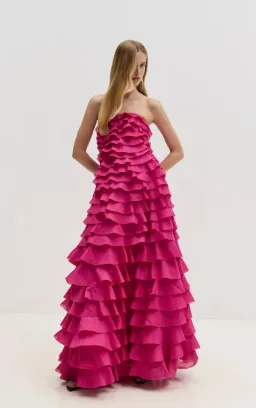 Aje Fleur pleated gown  for rent on The Volte - image 1
