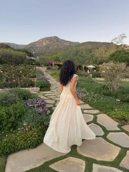 Arcina Ori ARABELLA DRESS CREAM Size XS for rent on The Volte - image 3