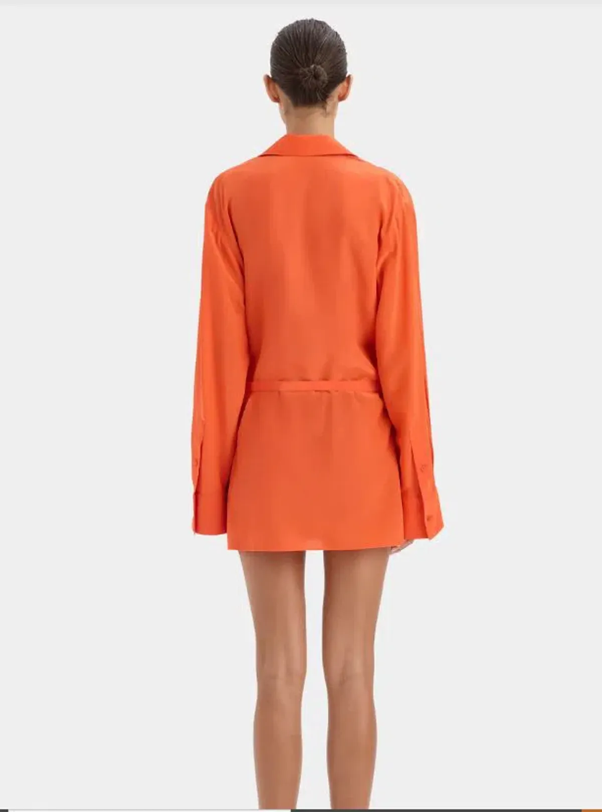 Sir Fresca Mini Dress in Burnt Red Size 6 - Image 3