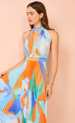 Lidee Chateau Split Gown Capri Orange Size 14  for rent on The Volte - image 1