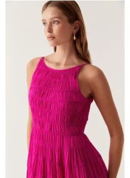 Aje Rosewood Ruched Maxi Dress for rent on The Volte - image 4