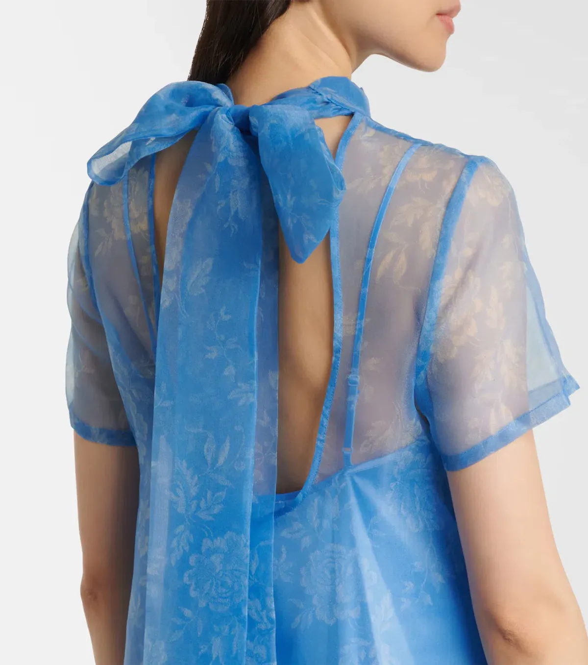 Staud Calluna Floral Organza Maxi Dress  - Image 4