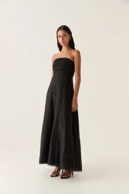Aje Soundscape Maxi Dress (Black) for rent on The Volte - image 2