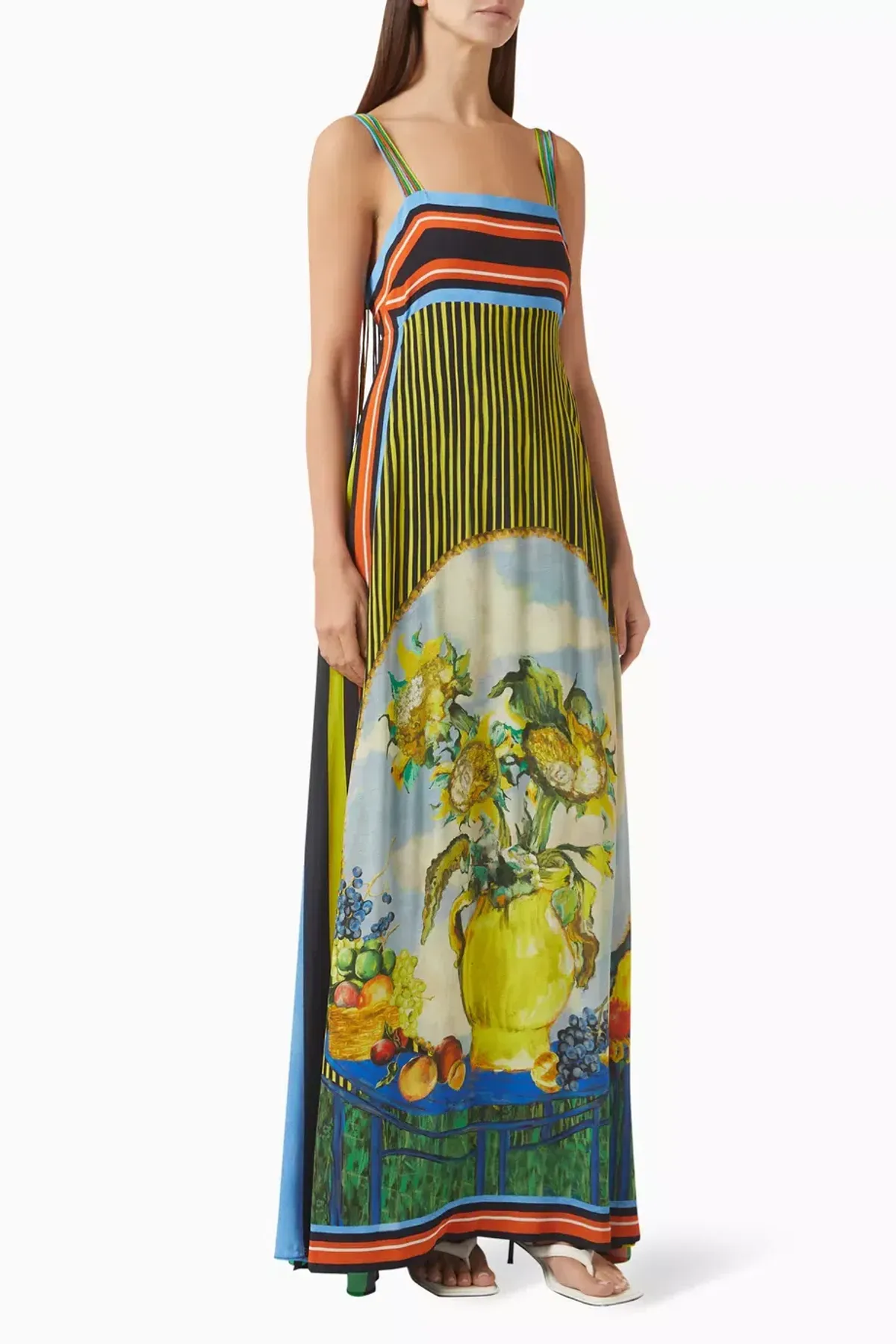 Antipodean Bruno Sunray Pleated Gown Size 16 - Image 3