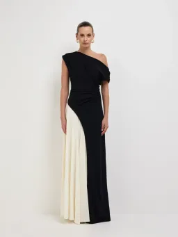 Sheike Celine Maxi Dress Black and White Size 6 for rent on The Volte - image 1