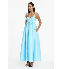 Acler Redin Maxi Dress Blue Size 10 for rent on The Volte - image 2