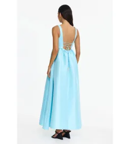 Acler Redin Maxi Dress Blue Size 10 for rent on The Volte - image 3