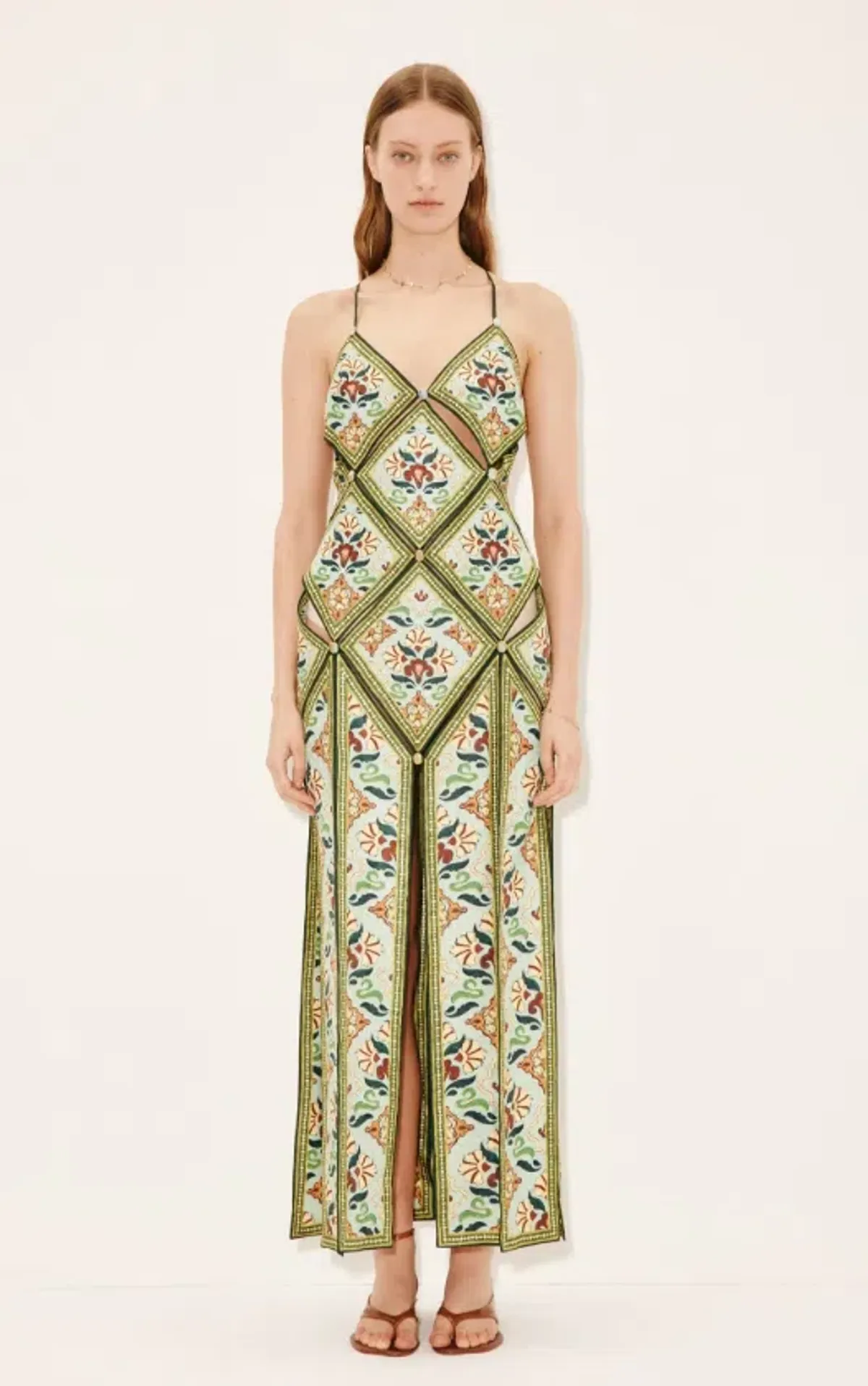 Alemais cece midi slip dress exclusive Size 6 - Image 1