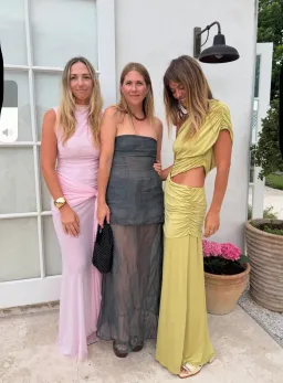 Crave Rouched Dress in Fig for rent on The Volte - image 2