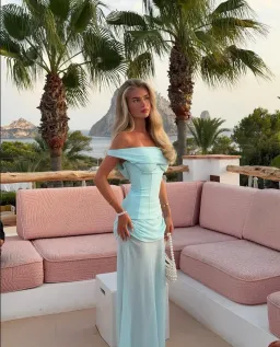 Natalie Rolt Cadence Gown Baby Blue size 6 for rent on The Volte - image 1