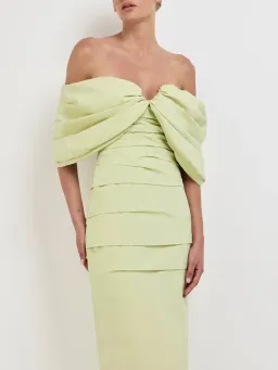 Sheike Camilla Maxi Dress Green Size 10 for rent on The Volte - image 2