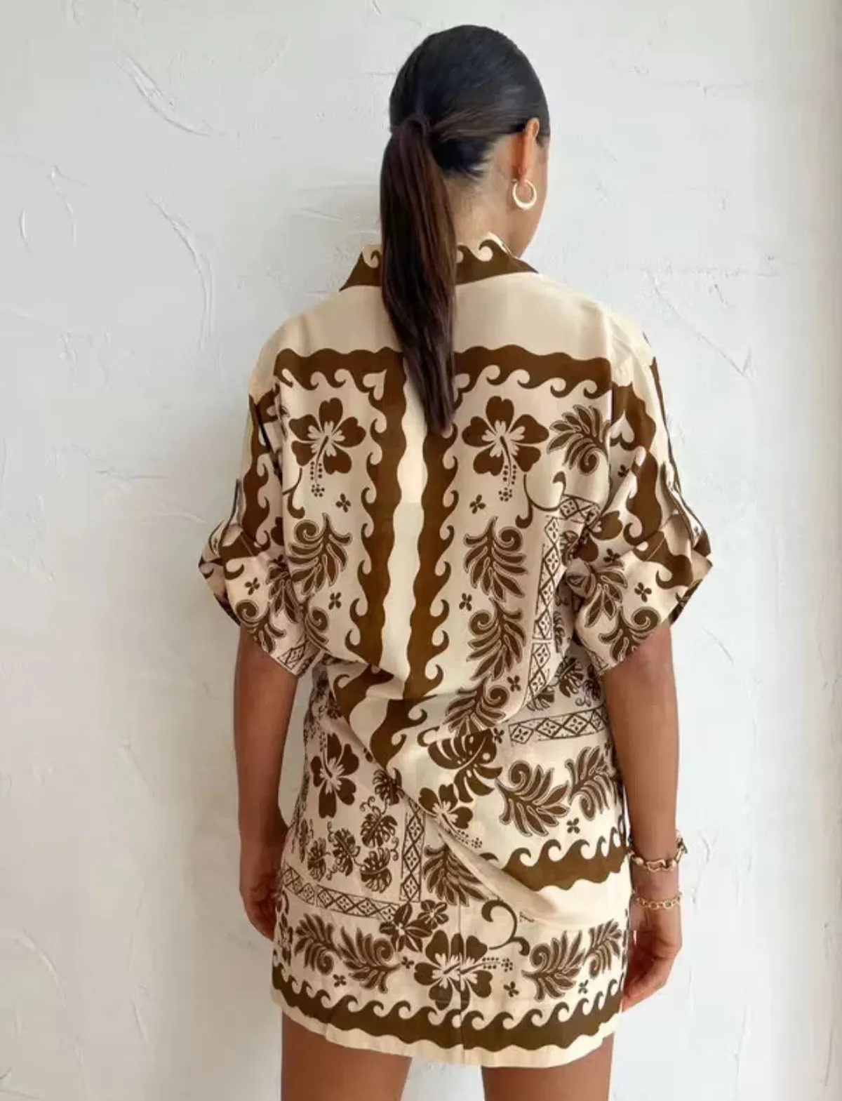 Alemais Tropic Shirt Sarong Set Size 12  - Image 3