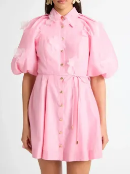  Rose Garden Mini Shirt Dress for rent on The Volte - image 2