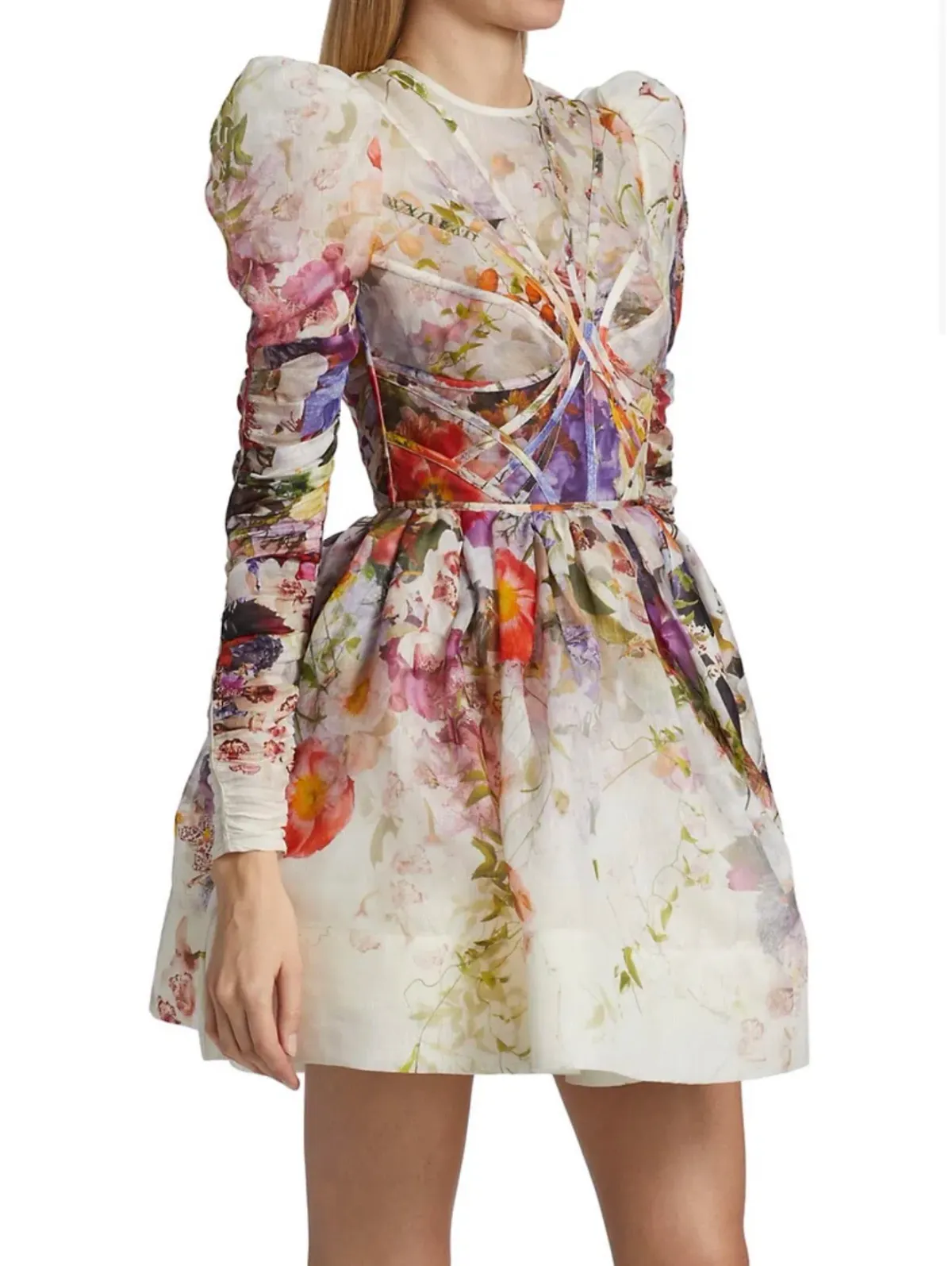 Zimmermann - Prima Paneled Mini Floral Dress - Image 2