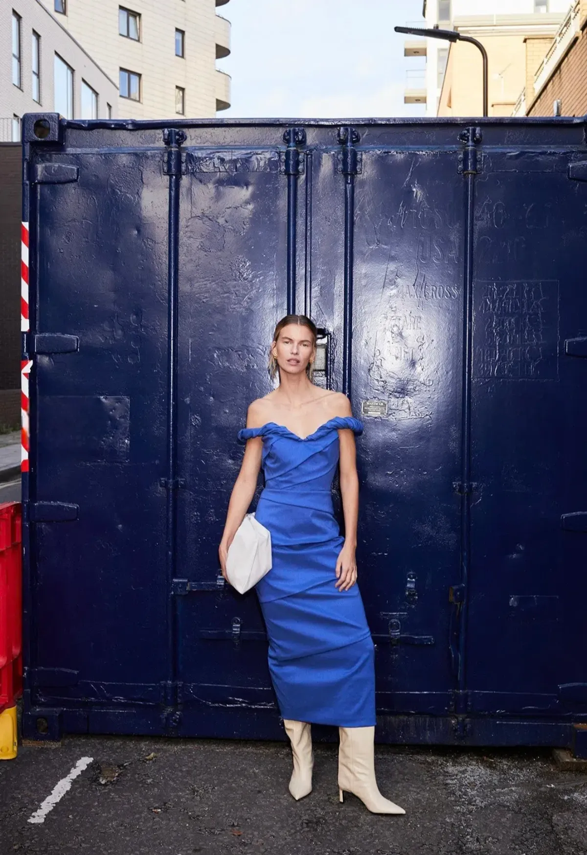 Rachel Gilbert Asha Dress Blue 3/AU12 - Image 7