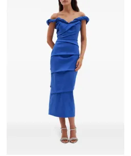 Rachel Gilbert Asha Dress Blue 3/AU12 for rent on The Volte - image 2