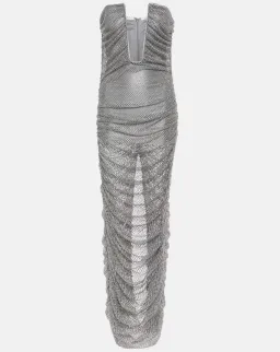 GIUSEPPE DI MORABITO Embellished bustier mesh gown for rent on The Volte - image 6