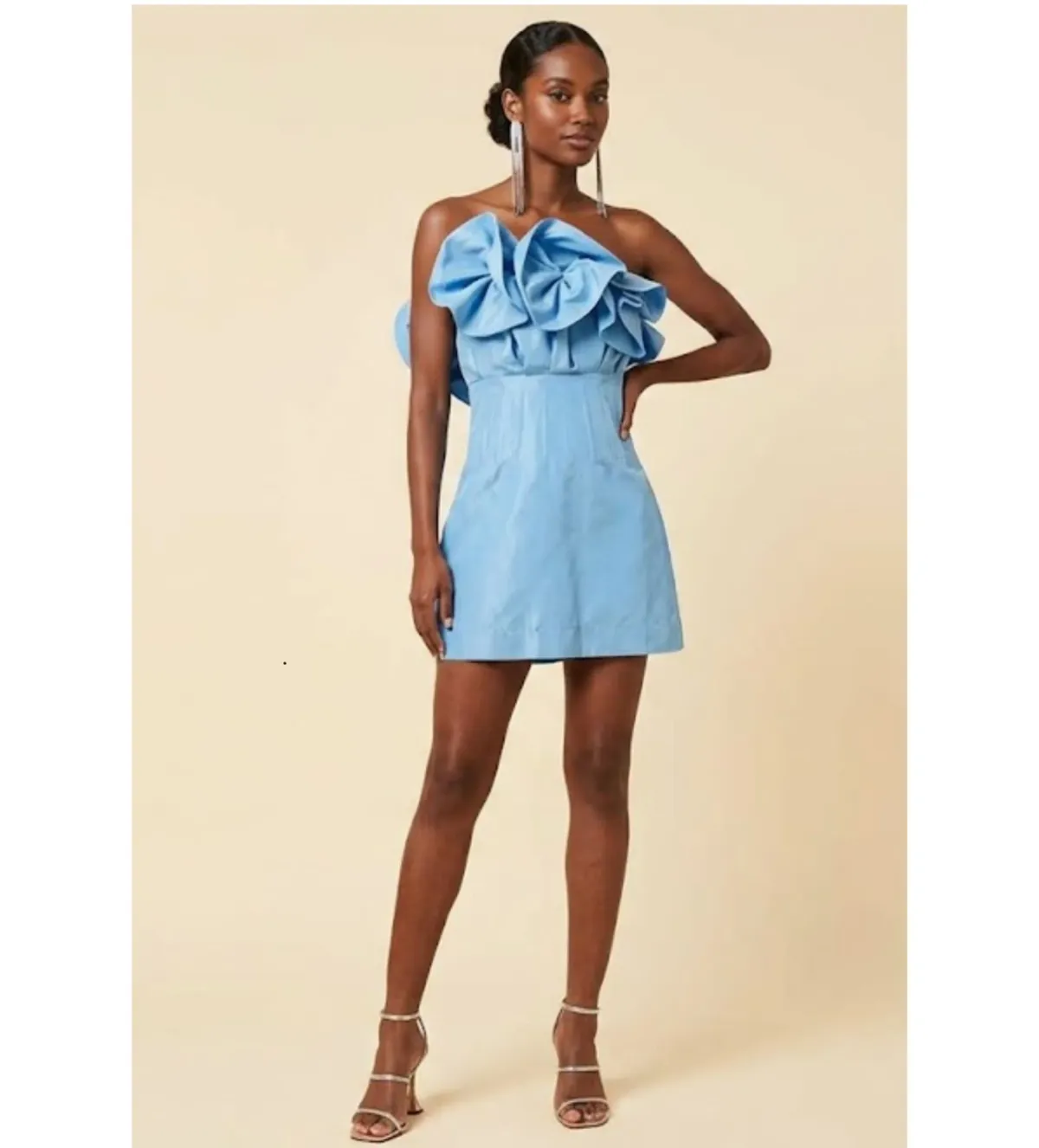 Rachel Gilbert Freida Mini Dress Blue Size 3/AU 12 - Image 1