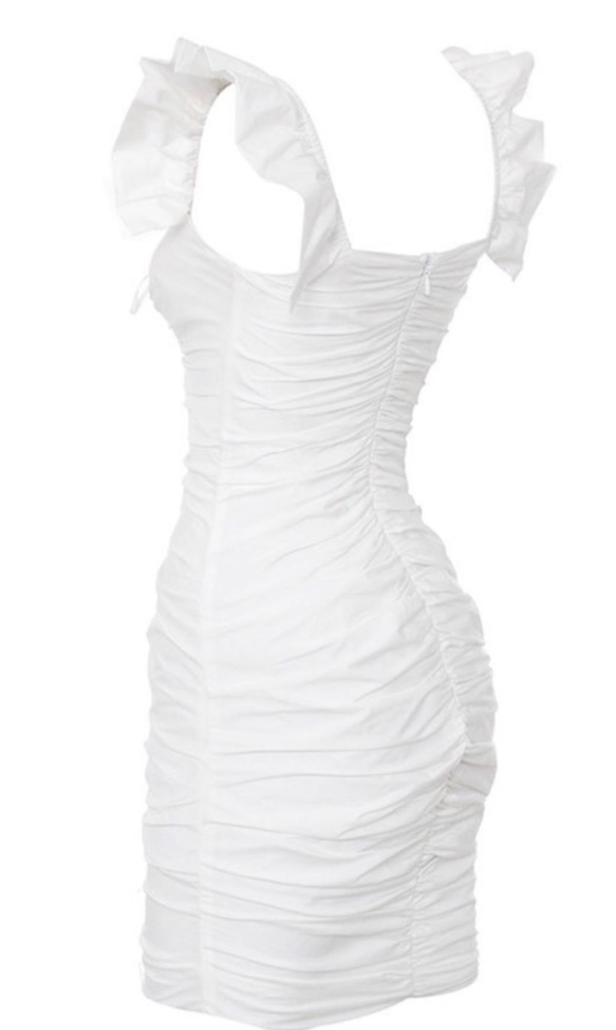 House of CB Kara Mini Dress White Size 8 - Image 4