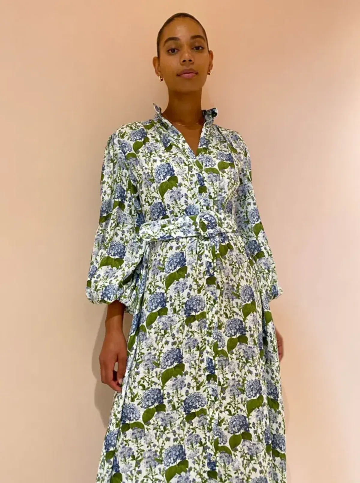 Palm Noosa Noddy Dress In Blue Blooms Size 8 - Image 8